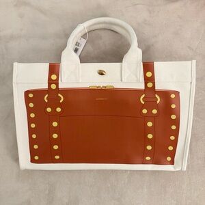 Hammitt Westwood Canvas Cognac Tote Bag